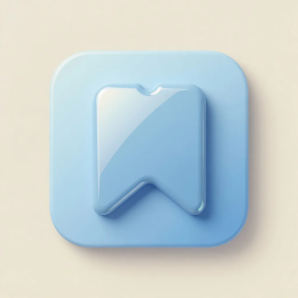 Bookmark glyph. One save.